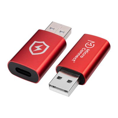 MicroConnect Safe Charge USB-A to C Data  Blocker adapter