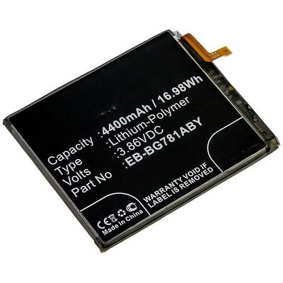 CoreParts Battery 16.98Wh Li-Polymer 3.86V 4400mAh for Mobile, SmartPhone 16.98Wh Li-Polymer 3.86V 4400mAh for Samsung Galaxy S20 Fan Edition,
