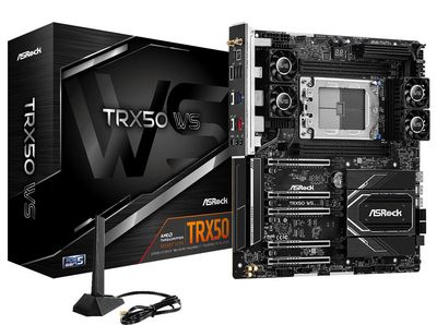 ASRock TRX50 WS Udvidet ATX Socket sTR5 Amd TRX50