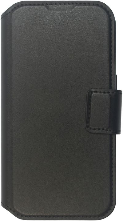 eSTUFF INFINITE MILAN iPhone 16 Pro Max Black Wallet Cover. Material: 50% recycled PC + 37% recycled PU
