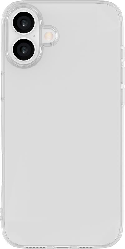 eSTUFF INFINITE (GRS) VIENNA iPhone  16 Plus Clear Cover.  Material: 100% recycled TPU