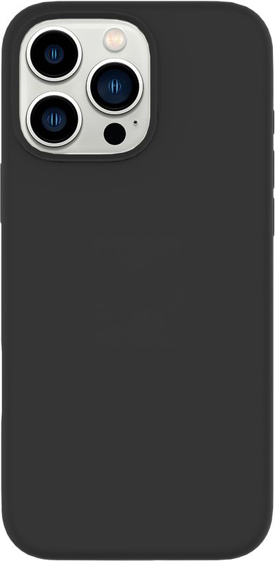 eSTUFF INFINITE (GRS) RIGA iPhone 16  Pro Black Cover. Material:  Material: 51% GRS polycarbonate and 42% recycled recycled silicone