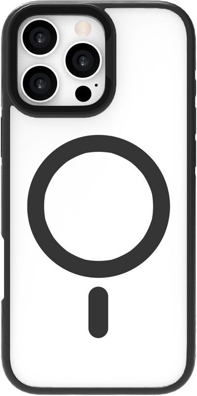 eSTUFF INFINITE (GRS) HELSINKI iPhone 16 Pro Black Magnetic Stand Cover. Material: 65% (GRS) recycled PC and 21% (GRS) recycled TPU