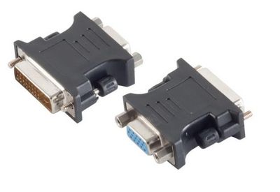 MicroConnect Analog DVI/VGA Adaptor Adapter DVI-I 24+5 - HD15 F-M