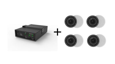 Vivolink Audiopack Subwoofer 8" 50W + 4 x ceiling speakers