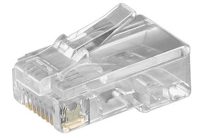 Lanview RJ45 Plug for Flat Cable, 8  Pin