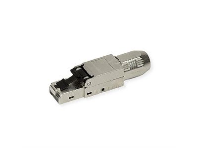 Roline FIELD PLUG CAT.6A (CLASS EA),  STP, SILVER