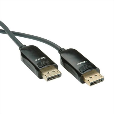 ROLINE DisplayPort v1.4 Kabel (AOC), ST/ST, 50 m