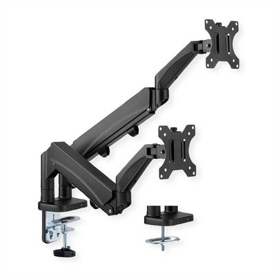 Value Monitor Arm, Dual, Detachable  VESA Plate Design
