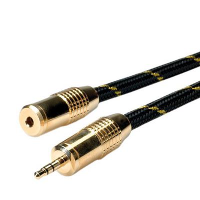 Roline GOLD AUDIO FORL?NGER KABEL  3,5 MM, HAN, / HUN, 10 M