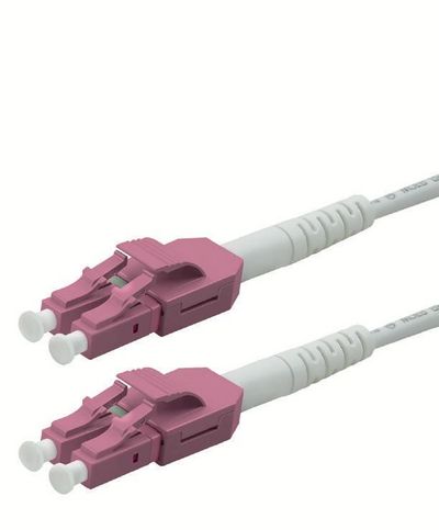 ROLINE LWL-Kabel duplex 50/125m OM4, LC/LC, UNIBOOT, violett, 2 m