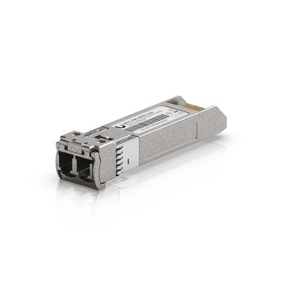 Ubiquiti SFP+ transceiver for CWDM  that supports 10G connections  up to 20 km using single-mode fiber with a duplex LC UPC connector.