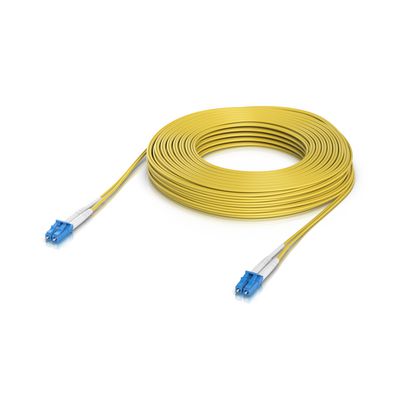 Ubiquiti Lightweight fiber patch cable  for up to 100G connections.  Cable length 30M