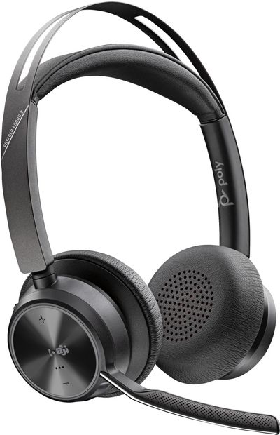 HP POLY Voyager Focus 2  Microsoft Teams Certified  USB-C-C Headset +USB-C/A Adapter