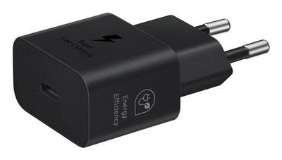 Samsung Type C Adaptor 25W Smartphone Black Usb Fast Charging