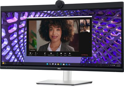 Dell P3424Web Computer Monitor  86.7 Cm (34.1") 3440 X 1440  Pixels 4K Ultra Hd Lcd Black