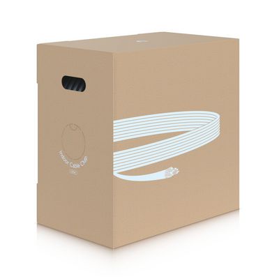 Ubiquiti Category 6A Ethernet cable for high-speed deployments in environments that require plenum-rated cabling.