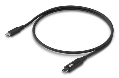 Ubiquiti Braided power and data cable with a double-sided charge display. 1M