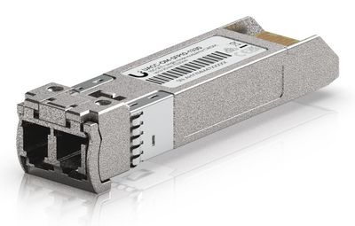 Ubiquiti SFP+ transceiver for CWDM  supports 10G connections up  to 20 km using single-mode fiber with a duplex LC UPC connector