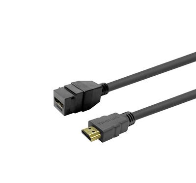 Vivolink Keystone Black HDMI Female to  HDMI Male