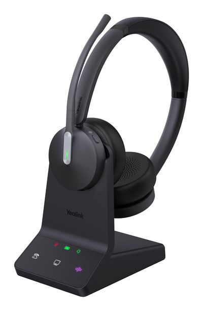 Yealink WH64 Dual UC Trådløs Hovedtelefoner Sort