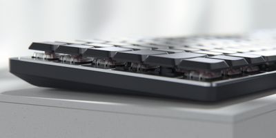LOGITECH MX Mechanical Mini for Mac Minimalist Wireless Illuminated Keyboard - SPACE GREY - (US) INTL - EMEA