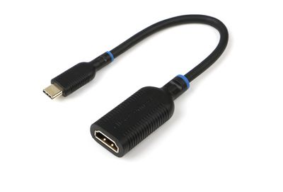 MicroConnect USB-C to HDMI adapter, 0.2m,  Black