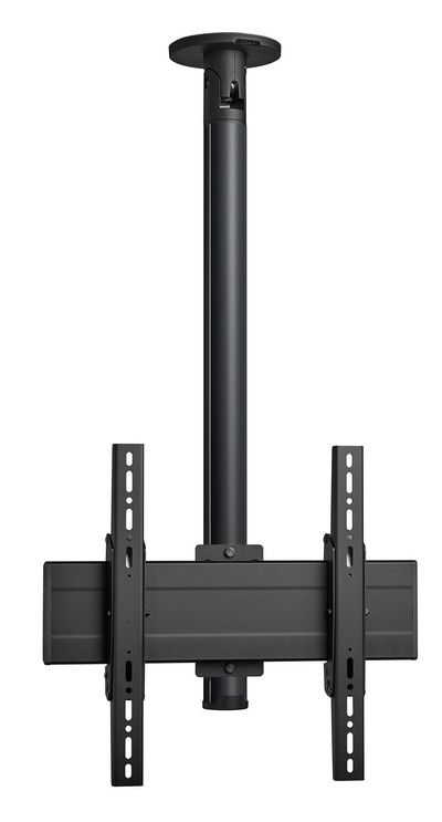 Vogel's CT 243044B, 360? ROTATE & 20?  TILT DISPLAY CEILING MOUNT,  SINGLE-POLE, L:300 CM, VESA 400X400, BLACK - CONNECT-IT