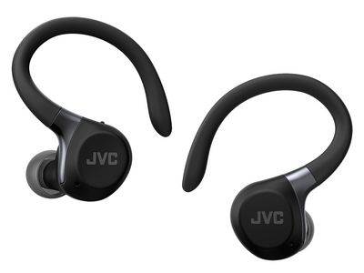 JVC ANC Sports Wireless HA-EC75T  with Hook Black