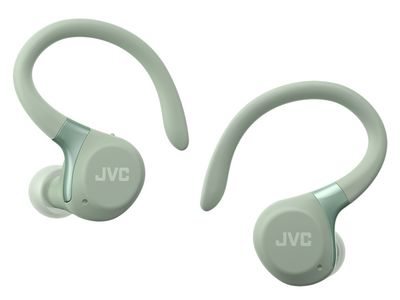 JVC ANC Sports Wireless HA-EC75T  with Hook Green