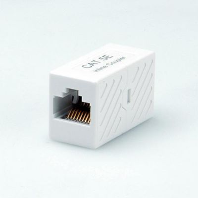 Roline RJ45 INLINE COUPLER, KAT5E,  UTP, HVID