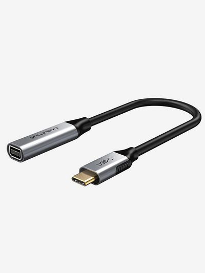 Cabletime USB-C adapter, 0,2m, USB-C:  Han - Mini Displayport: Hun,  4K60Hz, Thunderbolt 3 og Macbook Pro 2018/2017/2016