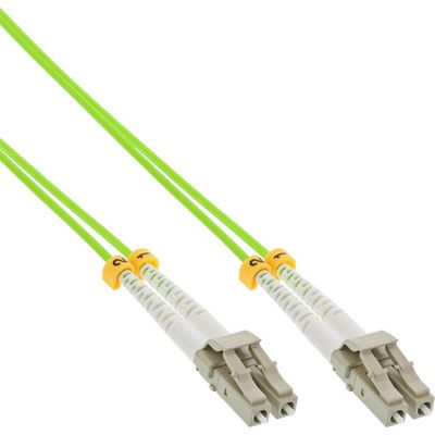 Mercodan Fiber patch cable LC-LC OM5  2.0m, 50/125, multimode,,  Duplex, Green, 2.0mm, LSZH Halogen-free