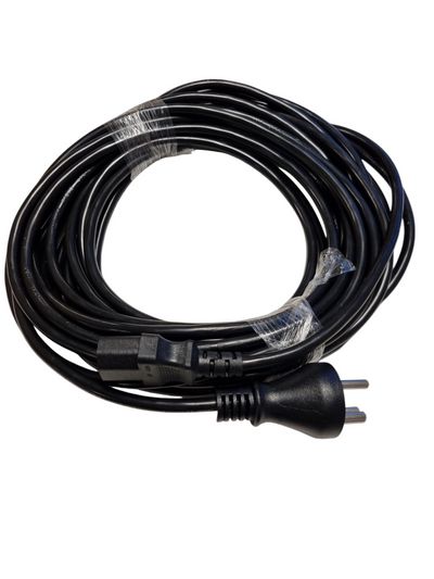 Mercodan Dansk str?mkabel 10m, Type K  til C13, H05VV-F, 3G1,00mm?,  Sort