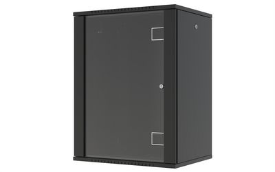 Lanview Quick Assembly Flat pack 19"  16U Rack Wall Mount W:600 x  D:450 x H:823mm - Black
