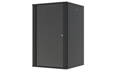 Lanview Quick Assembly Flat pack 19"  20U Rack Wall Mount W:600 x  D:600 x H:1000mm - Black