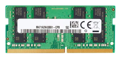 HP 16GB DDR4-3200 SODIMM 13L75AA, 16 GB, 1 x 16 GB,  DDR4, 3200 MHz, 260-pin SO-DIMM
