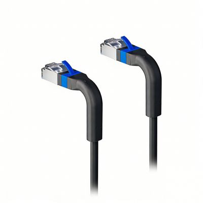 Lanview Network Cable CAT6A U/FTP  Slim & Bendable Halogenfree  (LSZH) 5m Black