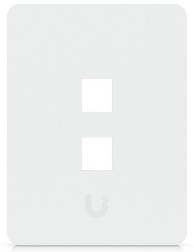 Ubiquiti Universal keystone wall plate  with paintable cover for a  clean, customizable finish. 2P