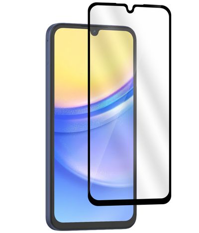eSTUFF Samsung Galaxy A15/A15 5G  Screen Protector. Full Cover  Tempered Glass. Titan Shield