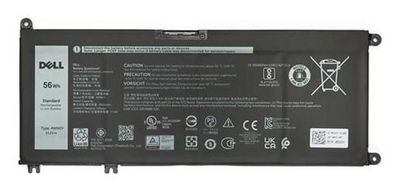Dell 56Wh Lithium Ion Laptop Battery, 4-Cell Design