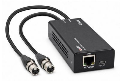 Lindy 2ch XLR Audio to Dante?  Encoder