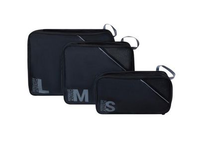 American Tourister Packing Cubes S/M/L,  Black/Grey