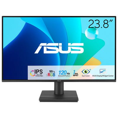 Asus Computer Monitor 60.5 Cm  (23.8") 1920 X 1080 Pixels  Full Hd Lcd Black