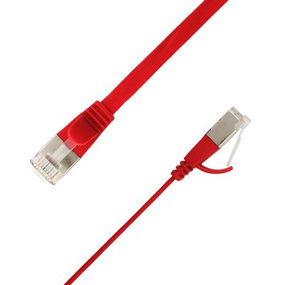 LinkIT Flat U/FTP Cat6A Red 1.5m AWG 32/7, PVC, 1,85x6mm