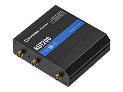 Panorama Antennas RUT200 (EU) IND.  Router  W/LOW PROF MIMO 2/3/4G 3m -  4G CAB INSTALL Bundle