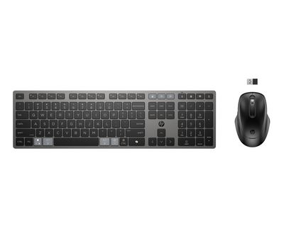 HP 725 Multi-Device Rechargeable  Wireless Keyboard and Mouse  Combo