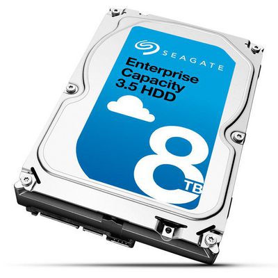 Seagate ENTERPRISE CAPACITY 3.5 HDD 8T Enterprise 8TB, 3.5", 8000 GB, 7200 RPM **REFURBISHED**