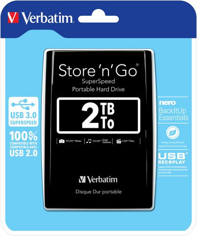 Verbatim Store n Go Portable - 2TB - U