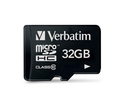 Verbatim microSDHC 32GB 10MB/s